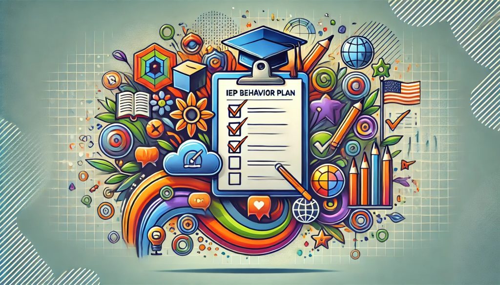 colorful image for creating an IEP behavior plan